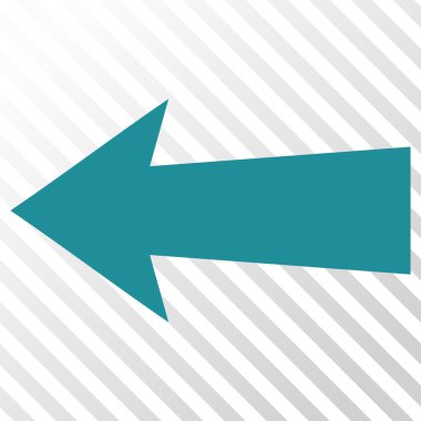 Ok sol vektör simgesi