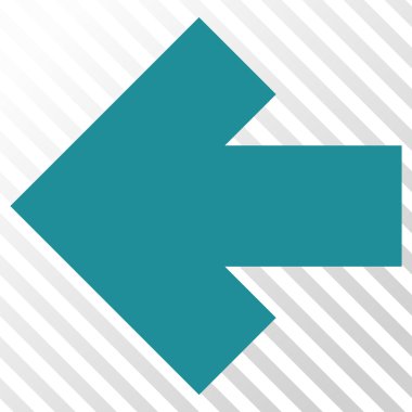 Ok sol vektör simgesi