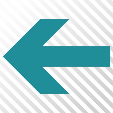 Ok sol vektör simgesi