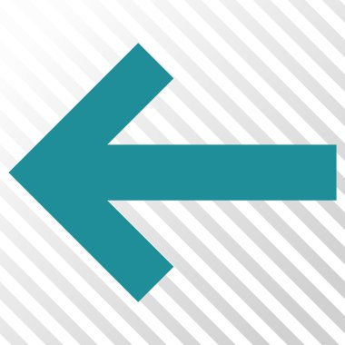 Ok sol vektör simgesi