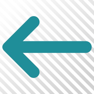 Ok sol vektör simgesi