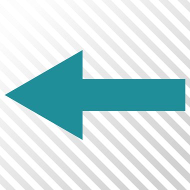 Ok sol vektör simgesi