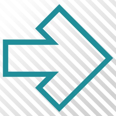 ok sağ vektör simgesi