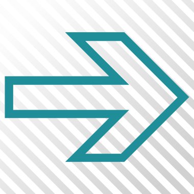 ok sağ vektör simgesi