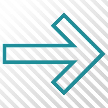 ok sağ vektör simgesi