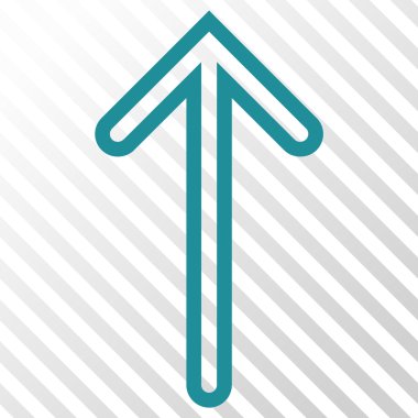 Yukarı Oklu Vektör Simgesi