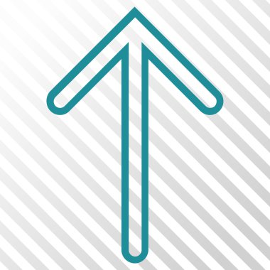 Yukarı Oklu Vektör Simgesi