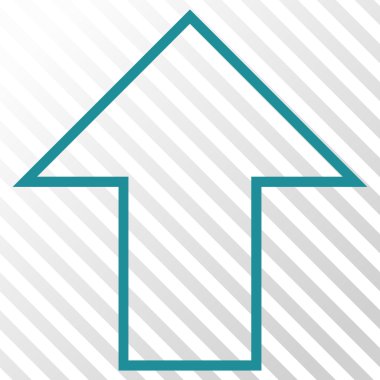 Yukarı Oklu Vektör Simgesi