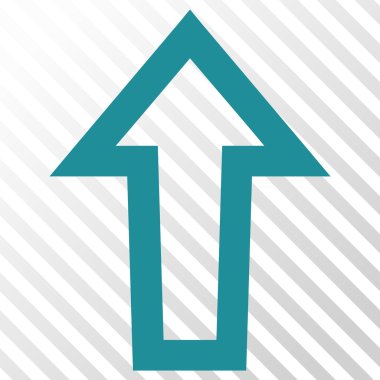 Yukarı Oklu Vektör Simgesi