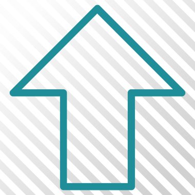 Yukarı Oklu Vektör Simgesi