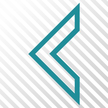 Ok ucu sol vektör simgesi