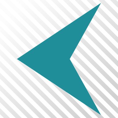 Ok ucu sol vektör simgesi