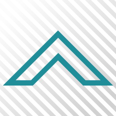 Vektör simge yukarı ok ucu