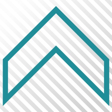 Vektör simge yukarı ok ucu