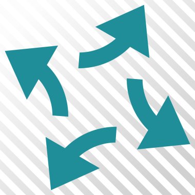 Santrifüj okları vektör simgesi