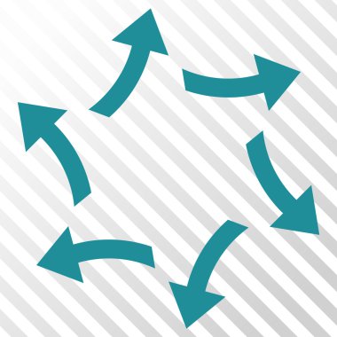 Santrifüj okları vektör simgesi