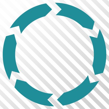 Dolaşım vektör simgesi