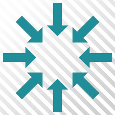 Daraltma okları vektör simgesi