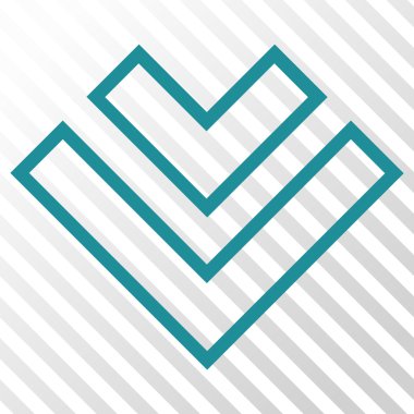 Vektör simgesi aşağı yön