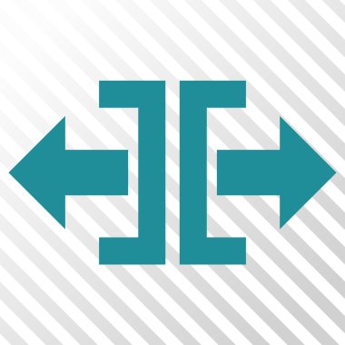 Yatay yöndeki vektör simge bölmek