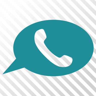 Telefon İleti Vektörü Simgesi