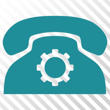 Telefon ayarları vektör simgesi