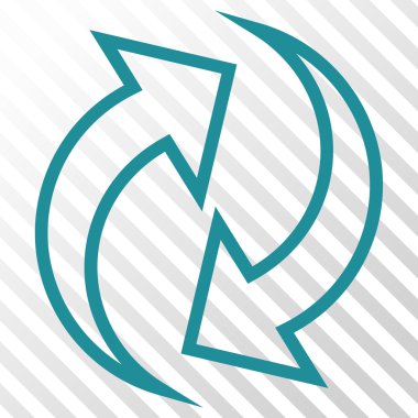 Ok vektör simgesini tazele