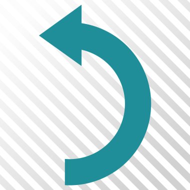 Döndürme sol vektör simgesi