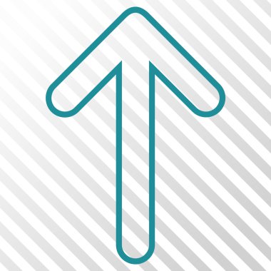 Vektör simge yukarı yönlü ok