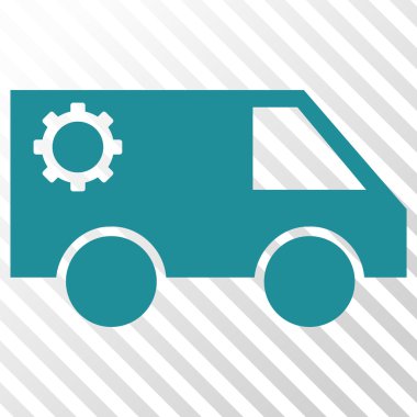 Hizmet araba vektör simgesi