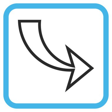 Vektör simgesi bir çerçeve içinde Yinele