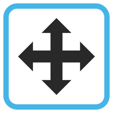 Bir çerçeve içinde vektör simgesini genişletin