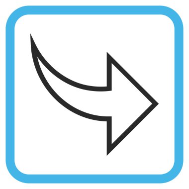 Vektör simgesi bir çerçeve içinde Yinele