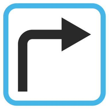 Doğru vektör simge bir çerçevede açmak