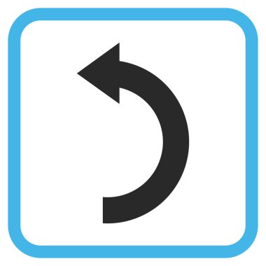 Sol vektör simgesi bir çerçeve içinde döndürme