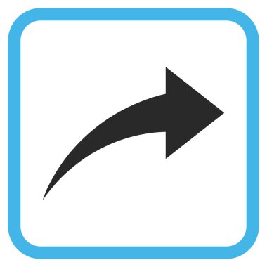 Vektör simgesi bir çerçeve içinde Yinele