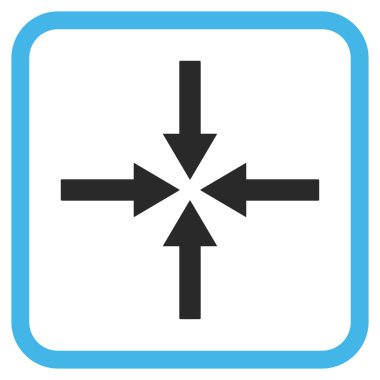 Etkisi oklar bir çerçeve içinde simge vektör