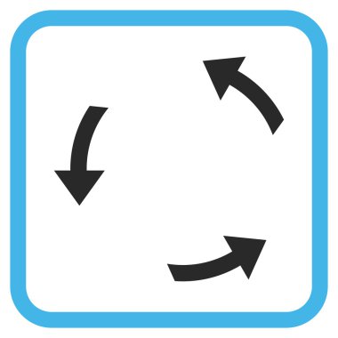 Bir çerçeve içinde CCW vektör simge döndürmek