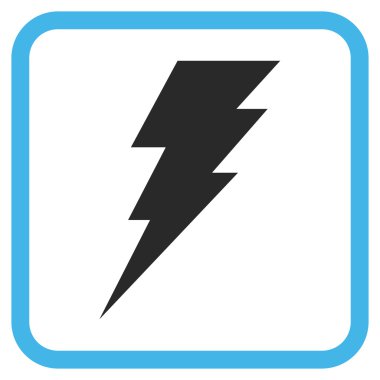 Vektör simgesi bir çerçeve içinde yürütmek