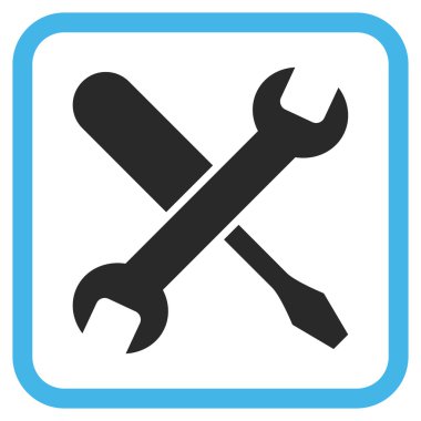 Vektör simgesi bir çerçeve içinde ayarlama