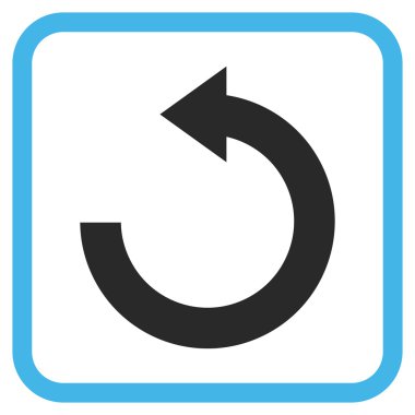 Sol vektör simgesi bir çerçeve içinde döndürme