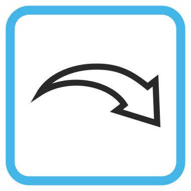 Vektör simgesi bir çerçeve içinde Yinele