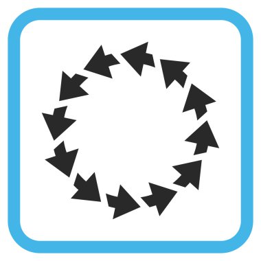 Bir çerçeve içinde CCW vektör simge döndürmek