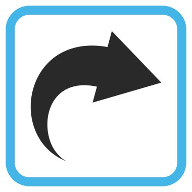 Vektör simgesi bir çerçeve içinde Yinele