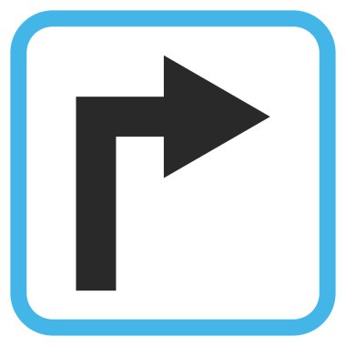 Doğru vektör simge bir çerçevede açmak