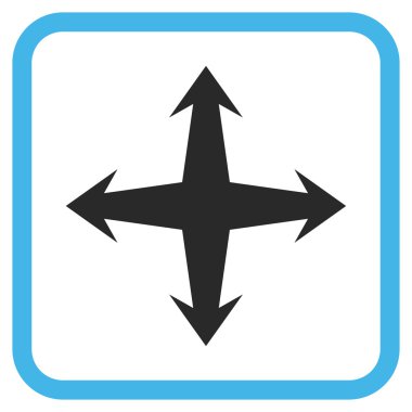 Bir çerçeve içinde vektör simgesini genişletin