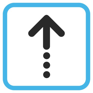 Vektör simgesi bir çerçeve içinde gönder