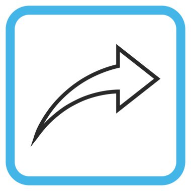 Vektör simgesi bir çerçeve içinde Yinele