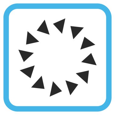 Bir çerçeve içinde CCW vektör simge döndürmek