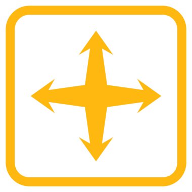 Bir çerçeve içinde vektör simgesini genişletin